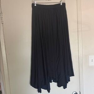 Anthropologie M Asymmetrical Dark Women’s Navy Blue Skirt